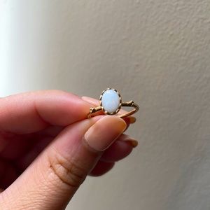 Pandora Gold Opal Ring